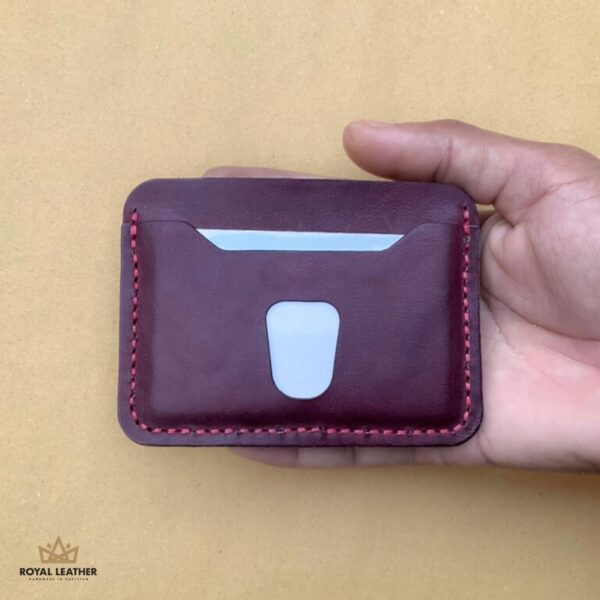 Card Holder Wine Color – Royalleather.pk2