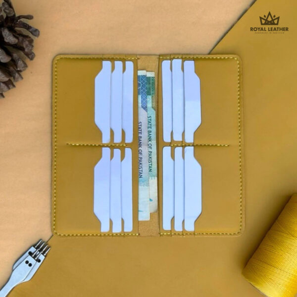 Long Card Wallet Yellow