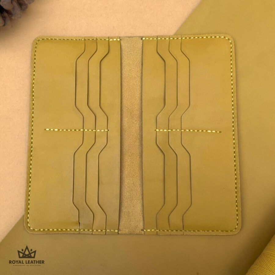 Long Card Wallet Yellow