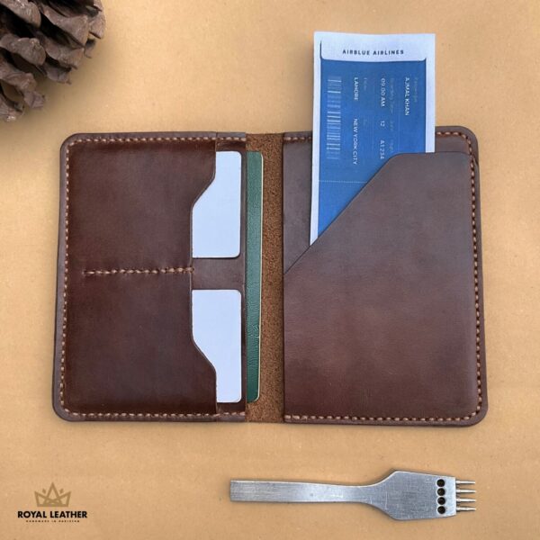Passport Holder Brown