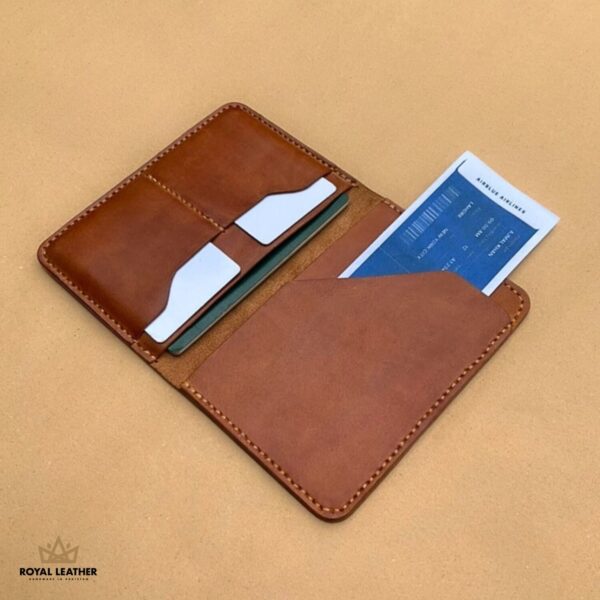 Passport Holder Color Tan – Royalleather.pk2