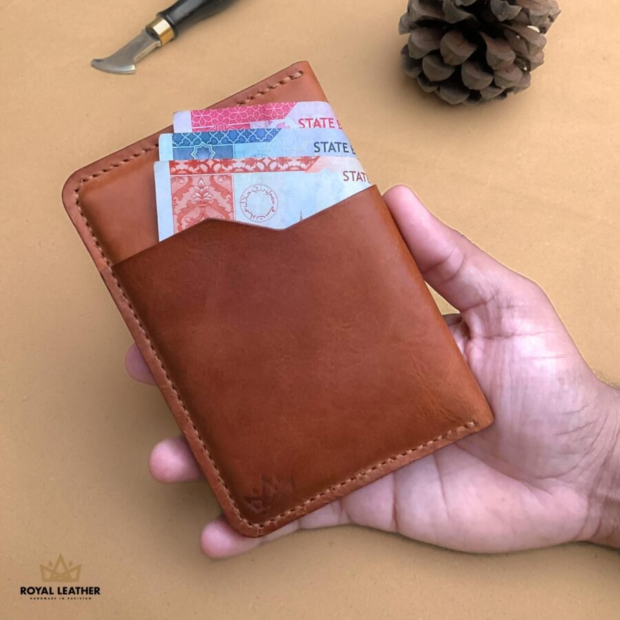 Passport Zipper Wallet Tan
