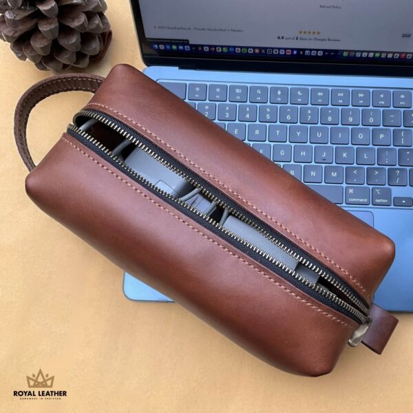 Leather Toiletry Bag