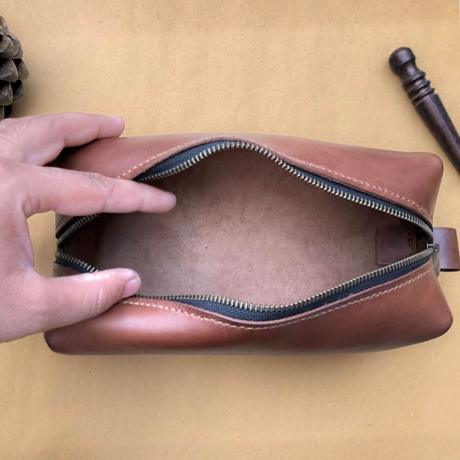 Leather Toiletry Bag