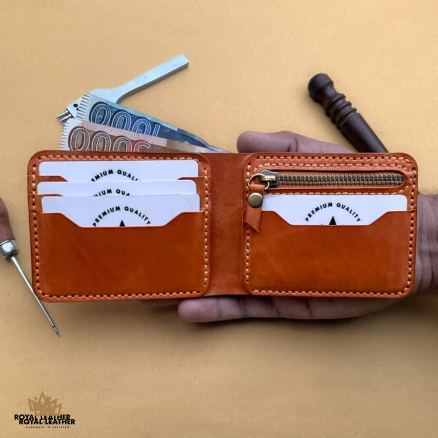 Bifold Zipper Wallet